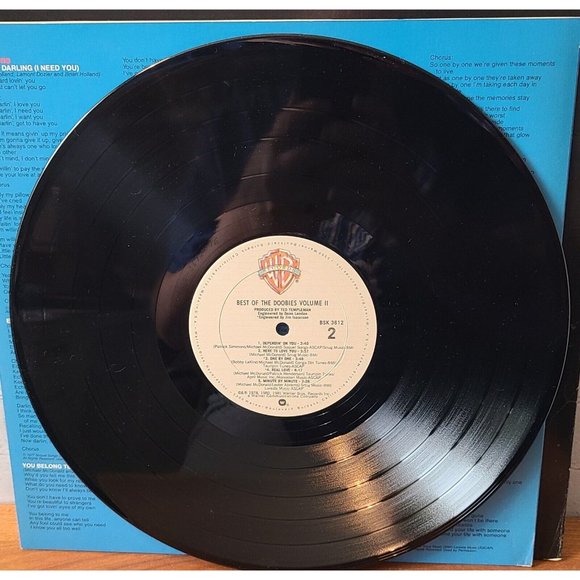 Doobie Brothers "The Best Of the Doobies Volume II" 1981 LP, Warner Bros. - Picture 9 of 10